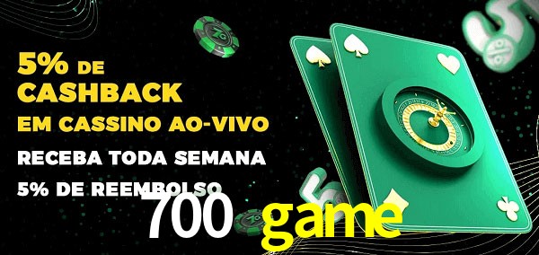 Promoções do cassino ao Vivo 700 game